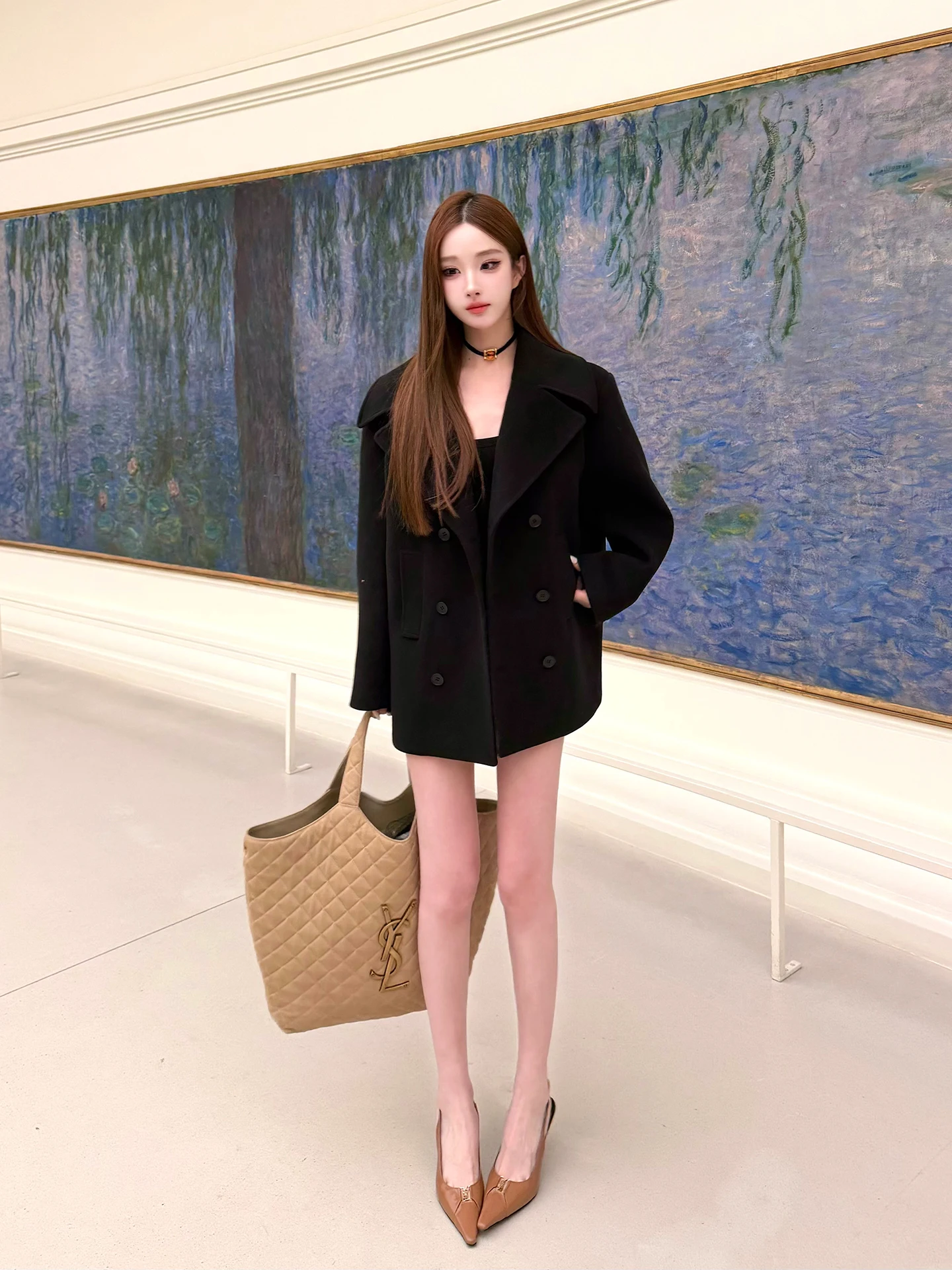 

Moon Vera SP Art Student 4W Woolen Coat Women's Silken Suit Casual Thi High-End Feel Korean Sle Loose Fit Online Exclusive