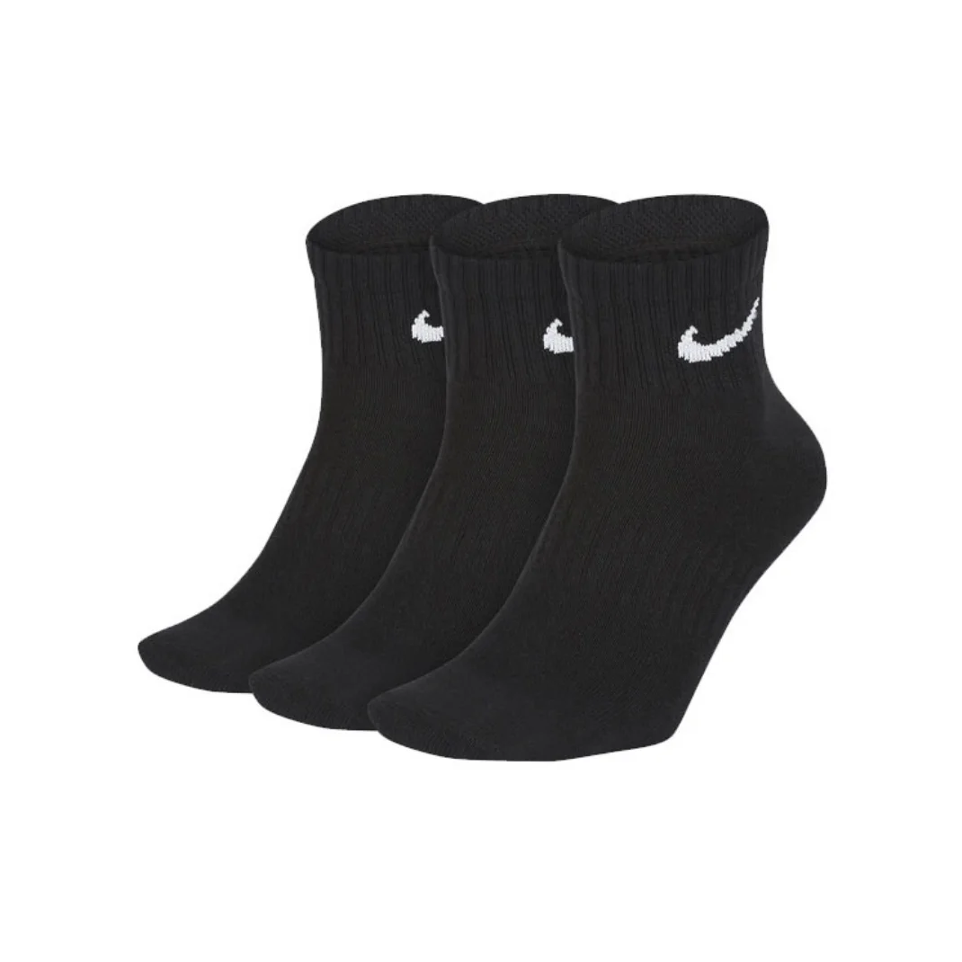 NIKE Unisex Lightweight and quick-drying training socks 3 pairs Autumn support socks Comfortable and soft