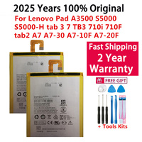 100% Original  New L13D1P31 Battery For Lenovo Pad A3500 S5000 S5000-H tab 3 7 TB3 710i 710F tab2 A7 A7-30 A7-10F A7-20F Bateria