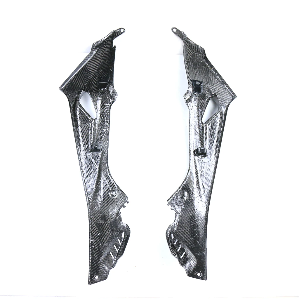 100% Carbon Fiber For BMW S1000RR HP4 S1000R 2014-2020 Motorcycle Fuel Tank Side Panels Cover Fairing Kit Protector Accessories - view 6