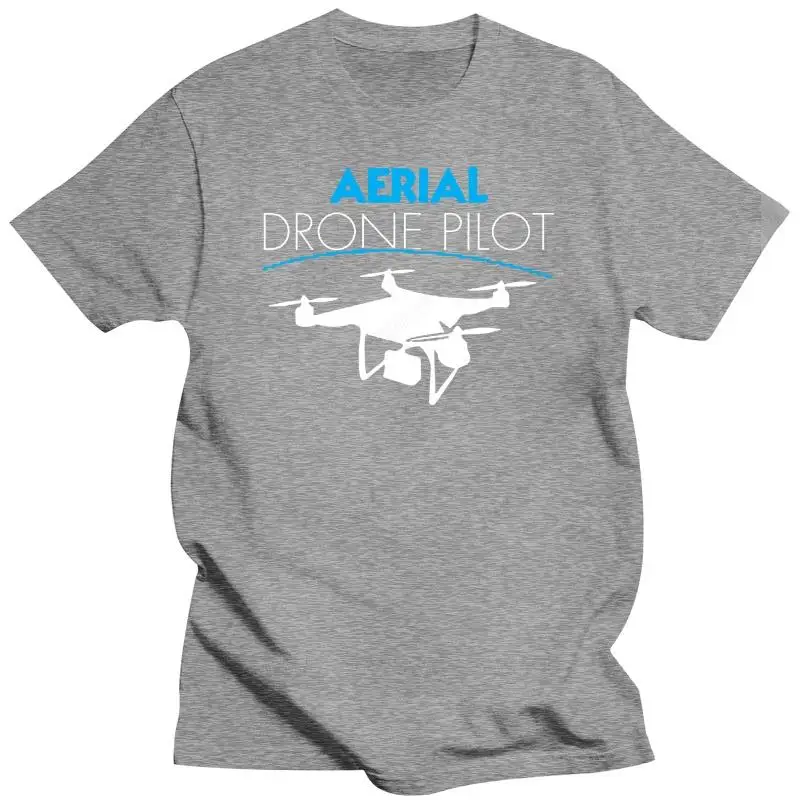 New arrived black short sleeve brand men cotton top Summer Fashion Aerial Drone Pilot Shirt | Cool Tech Geek T-Shirt Tee T Shirt