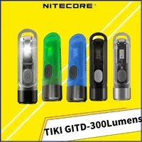 NITECORE TIKI Keychain Light 300Lumens USB Rechargeable Built-in battery Super Bright EDC Mini LED Flashlight