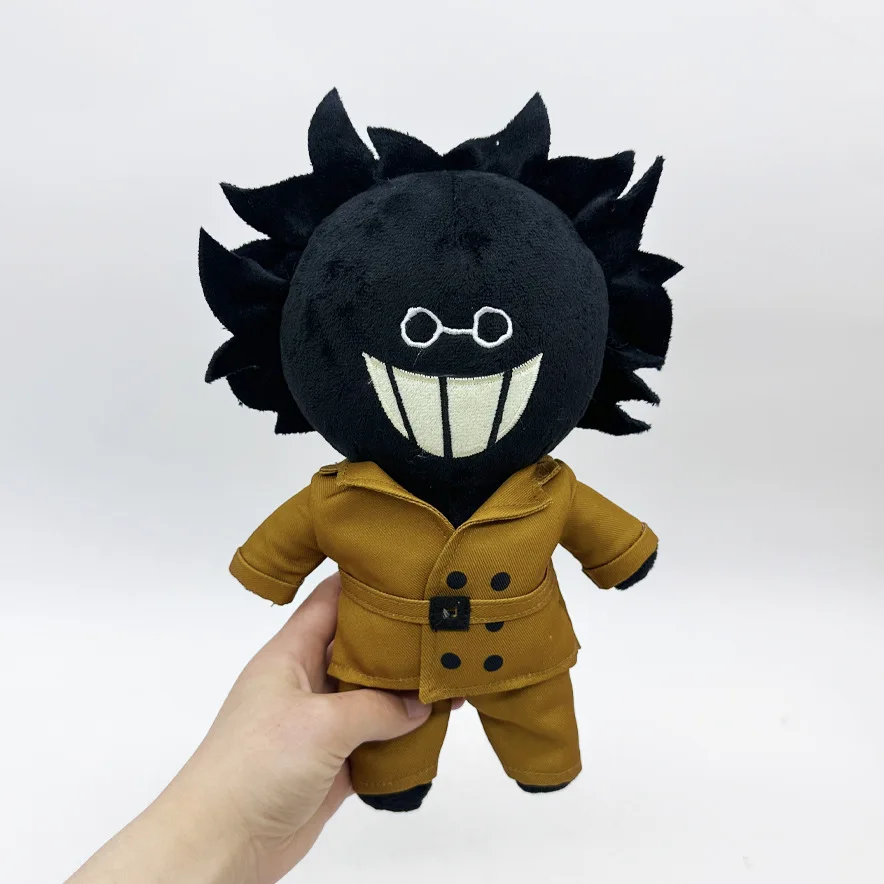 Regretevator Gnarpy Split Plush Toy - Quirky Black Doll with Glasses - Fun and Unique Stuffed Animal - Perfect Birthday Gift