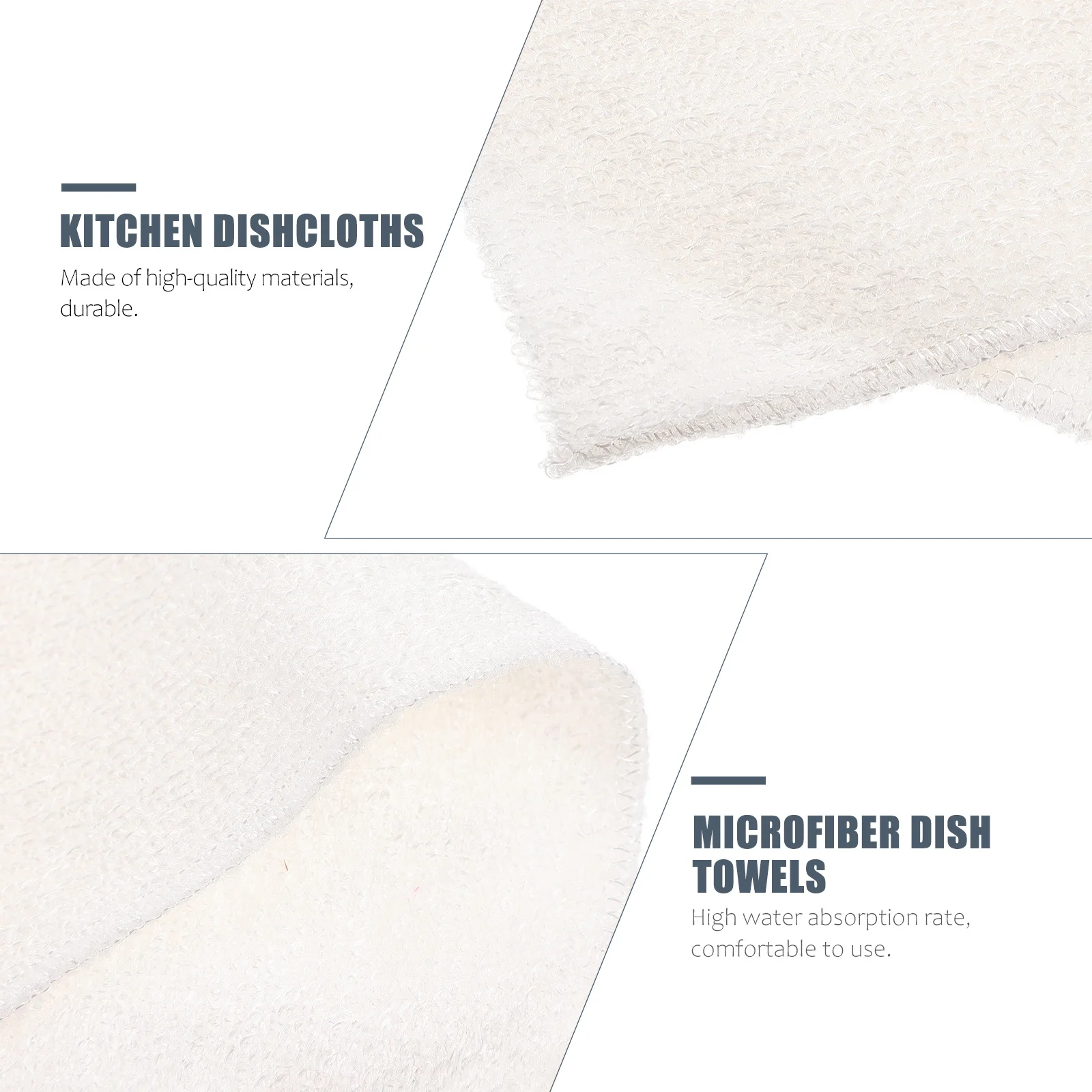 

6 pcs Bamboo Fiber Cleaning Cloths High Absorption For Kitchen Countertop Furniture Window Dish Towels Microfiber Washing Tools