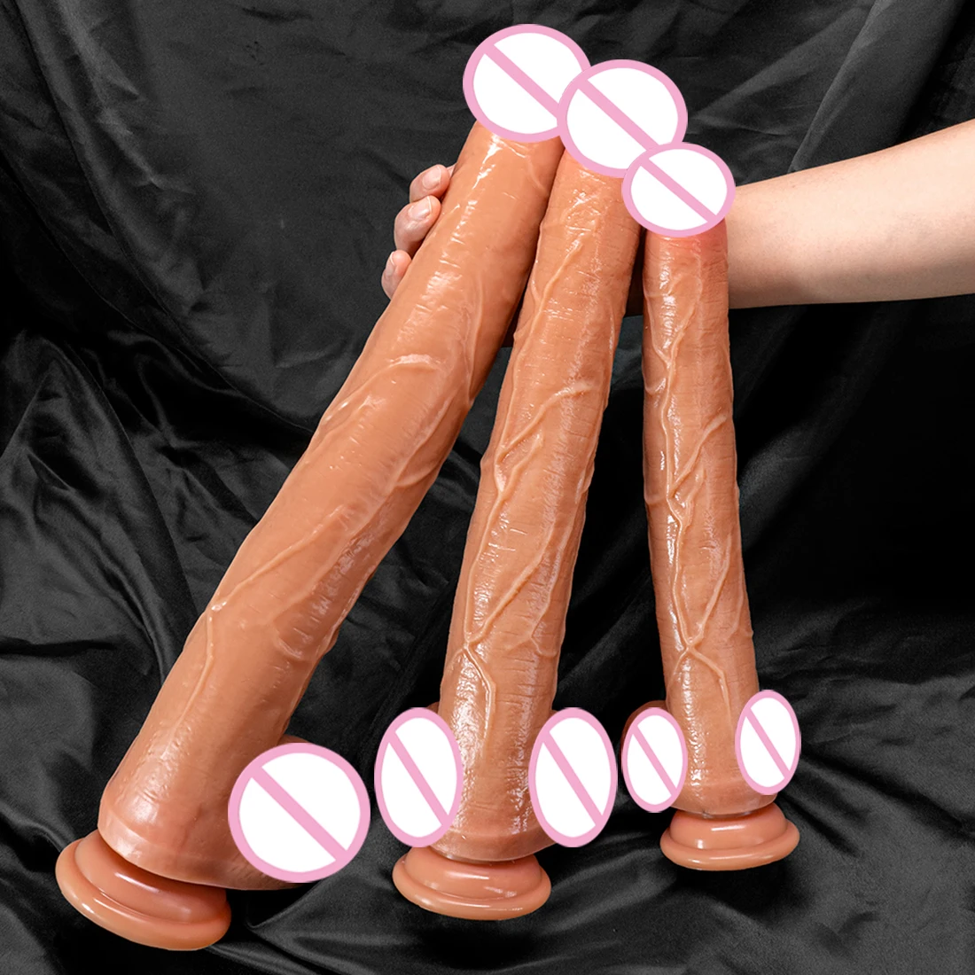 Long Realistic Dildo Female Masturbator Stimulate Vagina Big Penis Anal Plug Adult Real Phallus Sex Toys for Women Sex Products