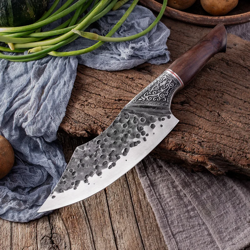 

Forged Slaughter Boning Knife Stainless Steel Meat Cutting Knife Butcher Knife Handmade Slicing Cleaver Fish Knife Kitchen Tools