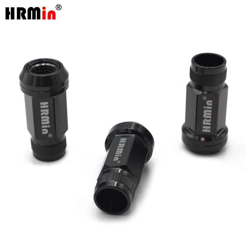HRMin Gr.5 titanium open end cone seat free washer wheel lug nut M12*1.5*45 for Toyoto,Mazda,Honda,Acura,Scion,Lexus