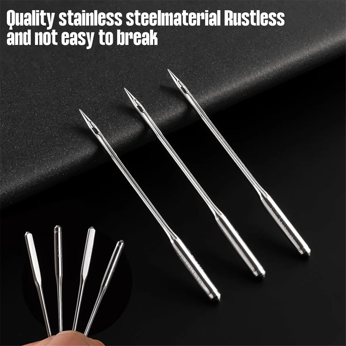 [in stock] 50 Pcs Universal Size 110/18 Heavy Duty Sewing Machine Needles, Quliting Sewing Machine Needles for Home Sewing Machi