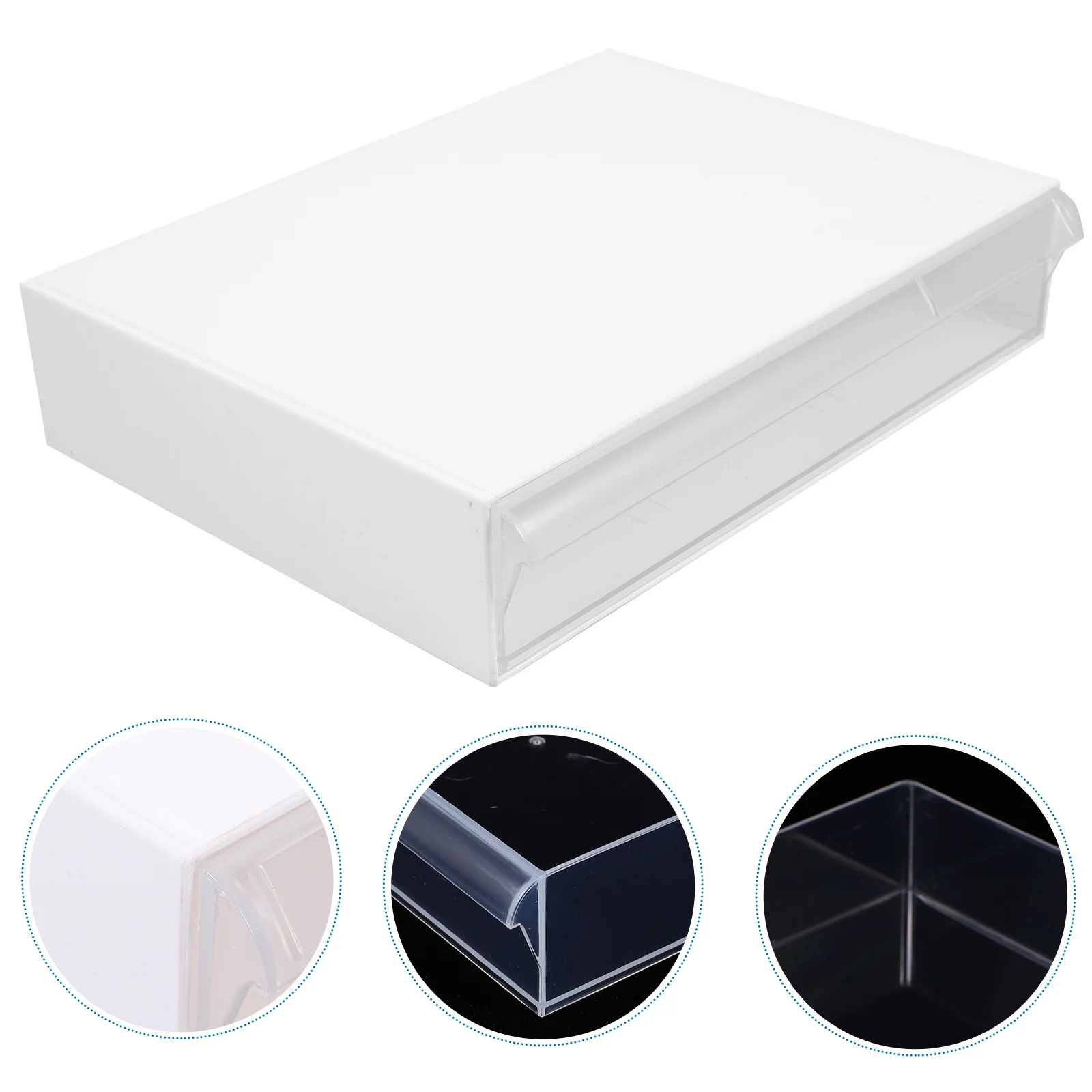 

Under Desk Drawer Organizer Hidden Storage Box For Stationery Tools Cosmetics Desktop Organizer Adhesive Drawer Under