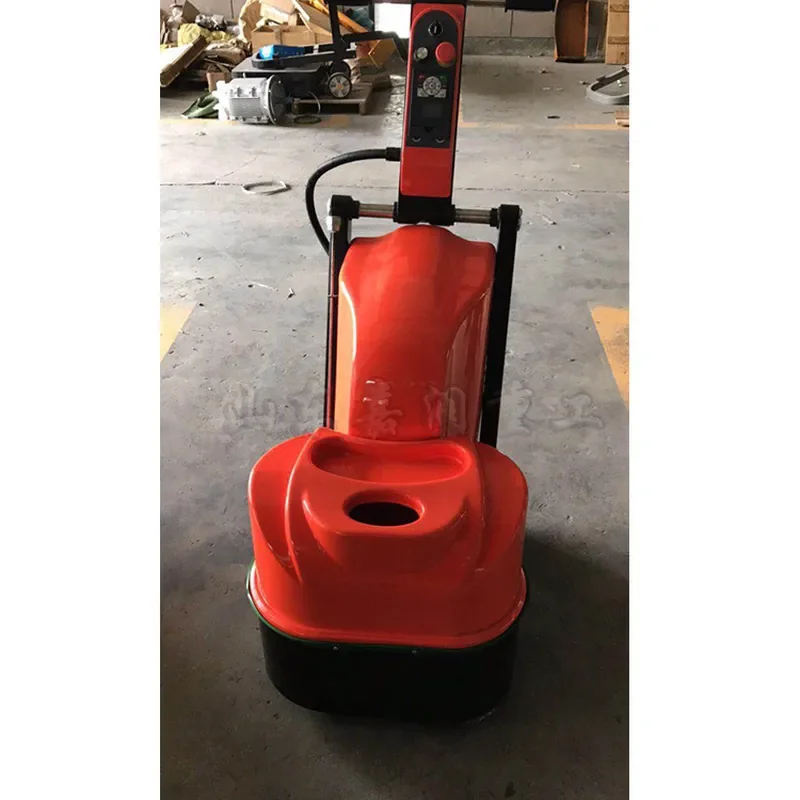 Floor epoxy dust-free 12-head grinder, hand-push curing grinder, small electric frequency conversion polishing machine