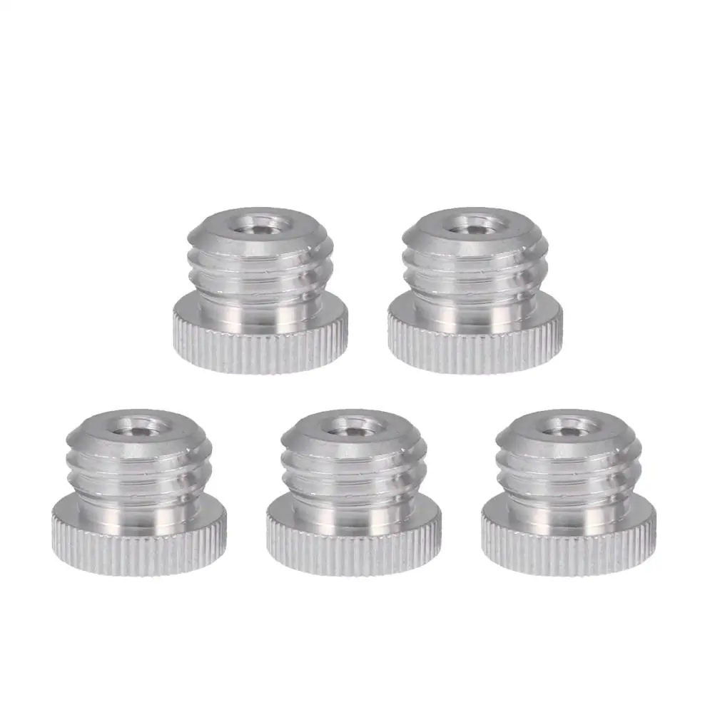 

Aluminum Alloy Tripod Screw Adapter 5Pcs Mic Stand Connector Durable AntiRust Camera Accessories Storage Solution