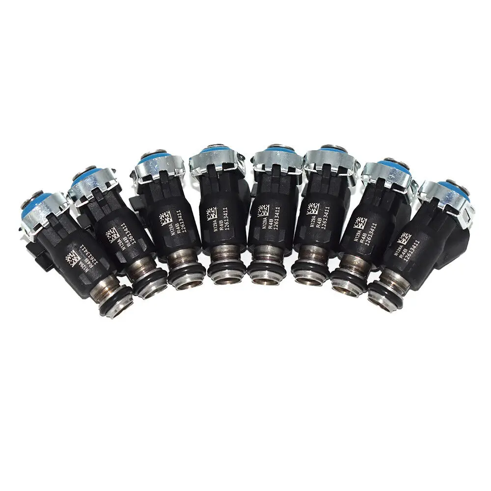 8Pcs Fuel Injectors 12613411 Fits For Chevrolet GMC 4.8L 5.3L 6.0L