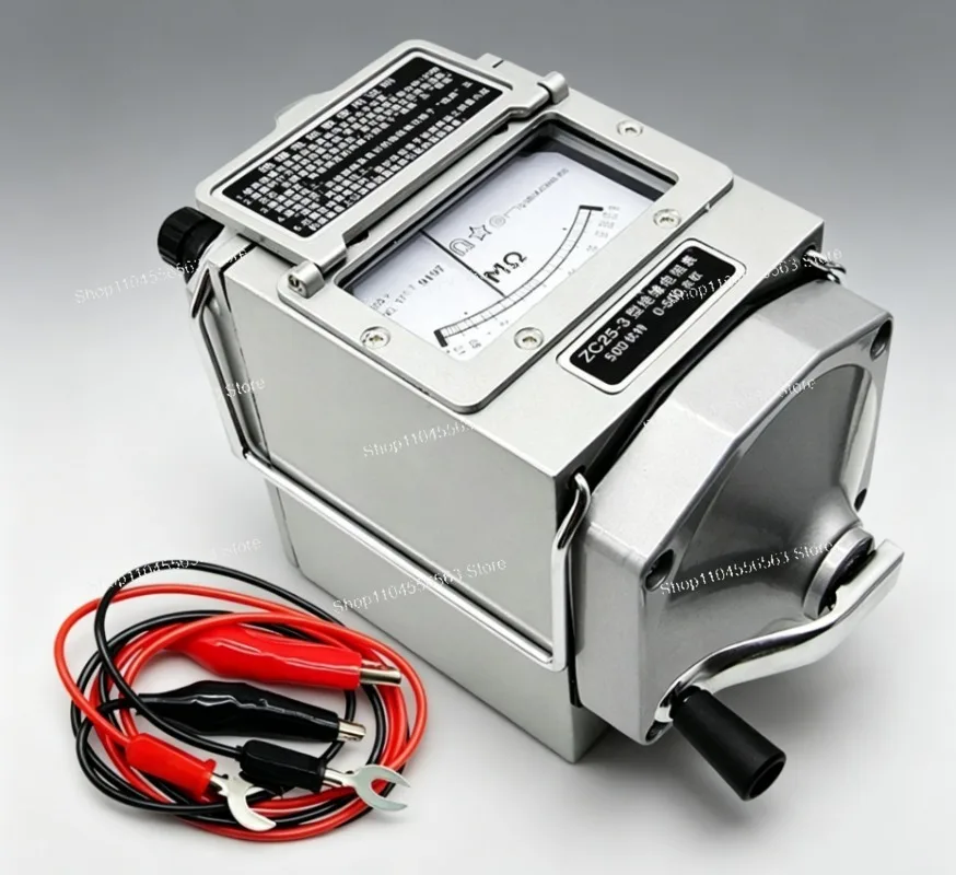 

ZC25-3 ZC25-4 ZC11D-10 Insulation Resistance Tester 500V 1000V 2500V Megohmmeter Hand Crank Megaohm Meter