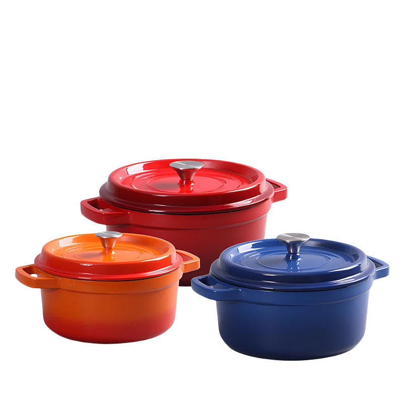 

Cast iron enamel pot