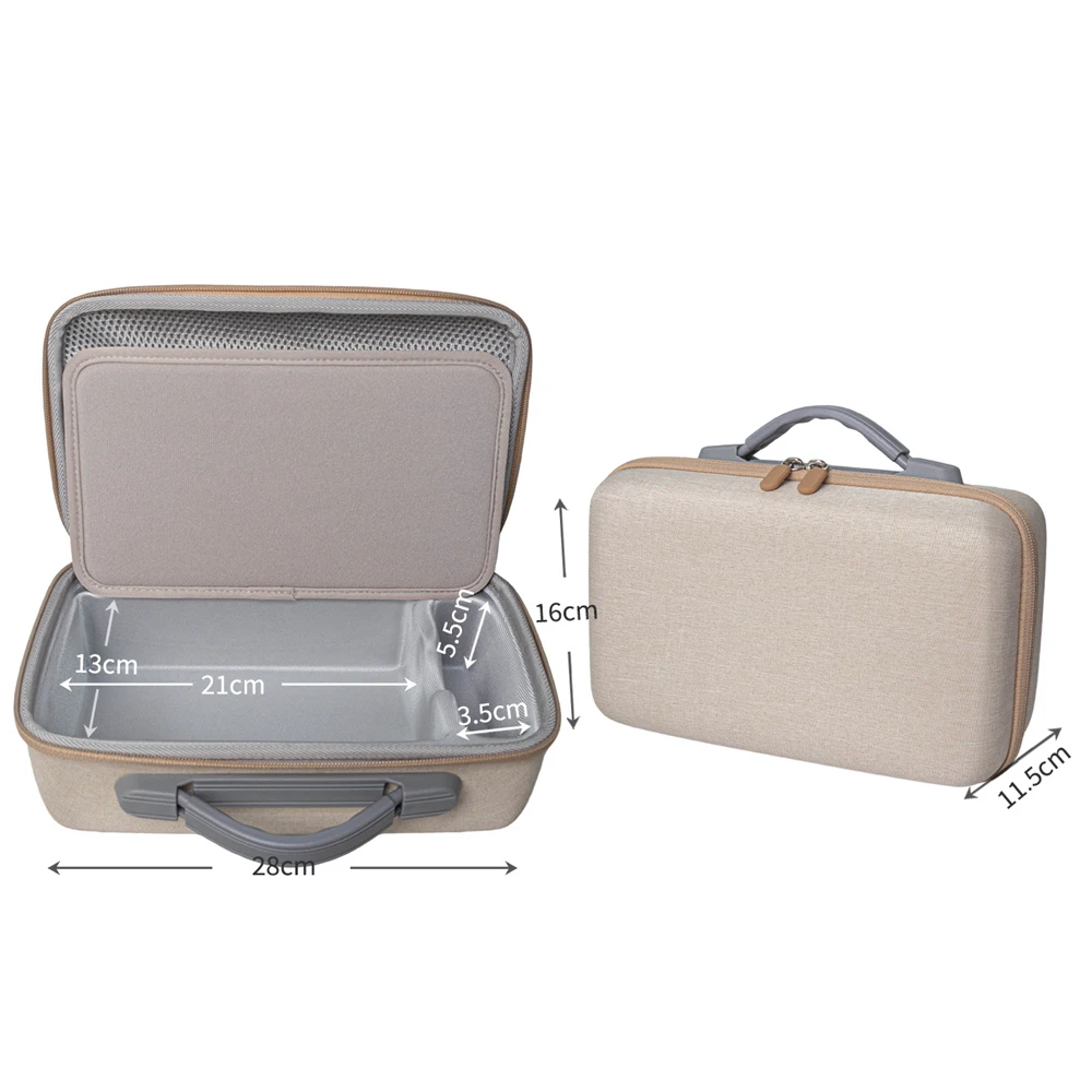 

For Liene M100 Photo Printer Case, EVA Shockproof Travel Storage Bag with Handle, Cover with Soft Velvet Lining & Mesh Pocket
