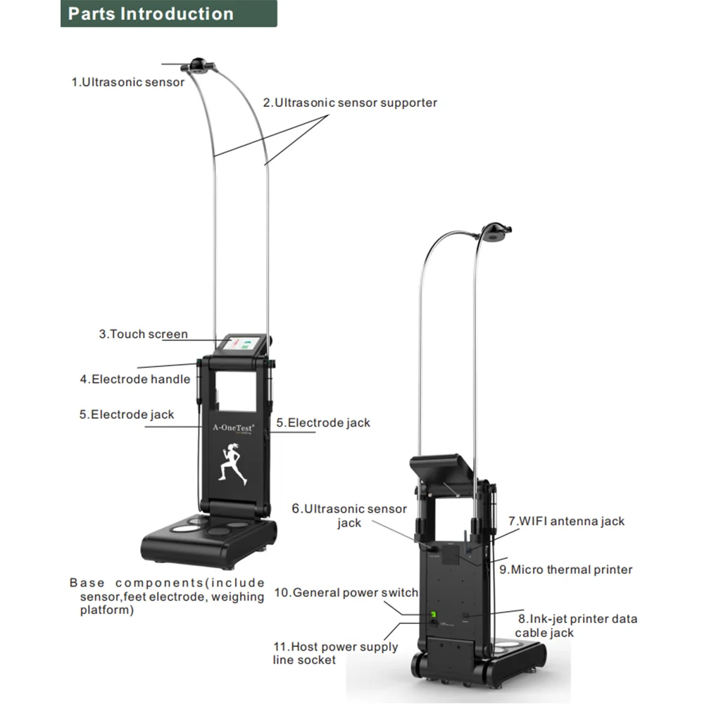 Body Composition Analyzer Machine Body Composition Analyzer Human-body Elements Analyzer