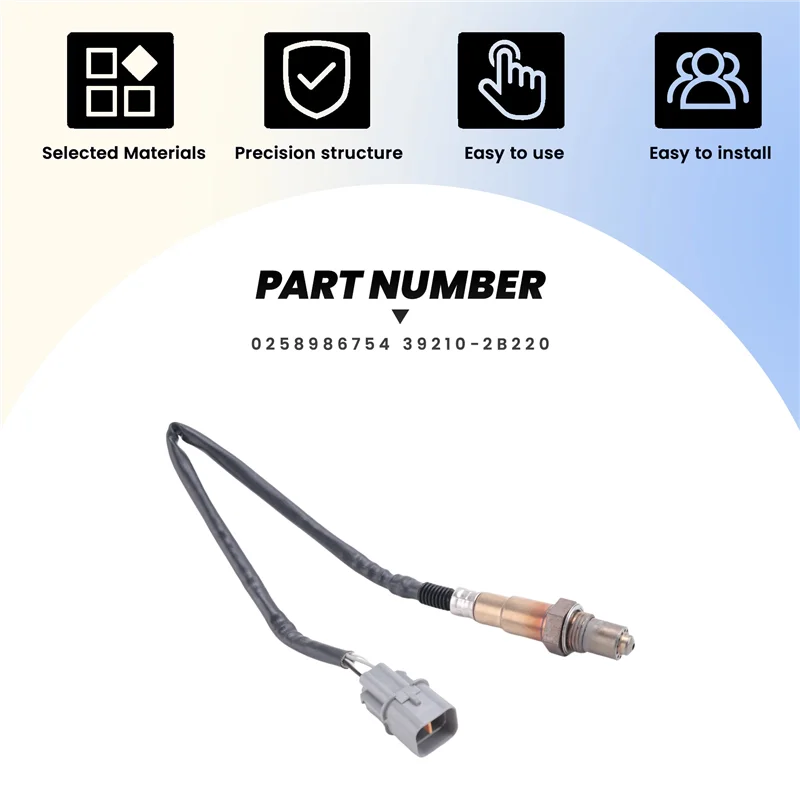 AEE5- 0258986754   O2 Sauerstoff Sensor Für Hyundai ACCENT IV I30 I40 Ix35 Kia Rio II Soul Sportage 1,6 2010-2015 39210-2B220