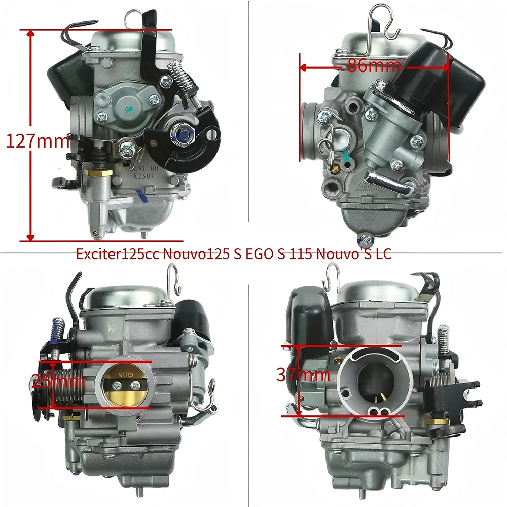 

exciter125cc MIKUNI Carburetor with TPS For Yamaha nouvo's / LC motorcycle NOUVO Carb