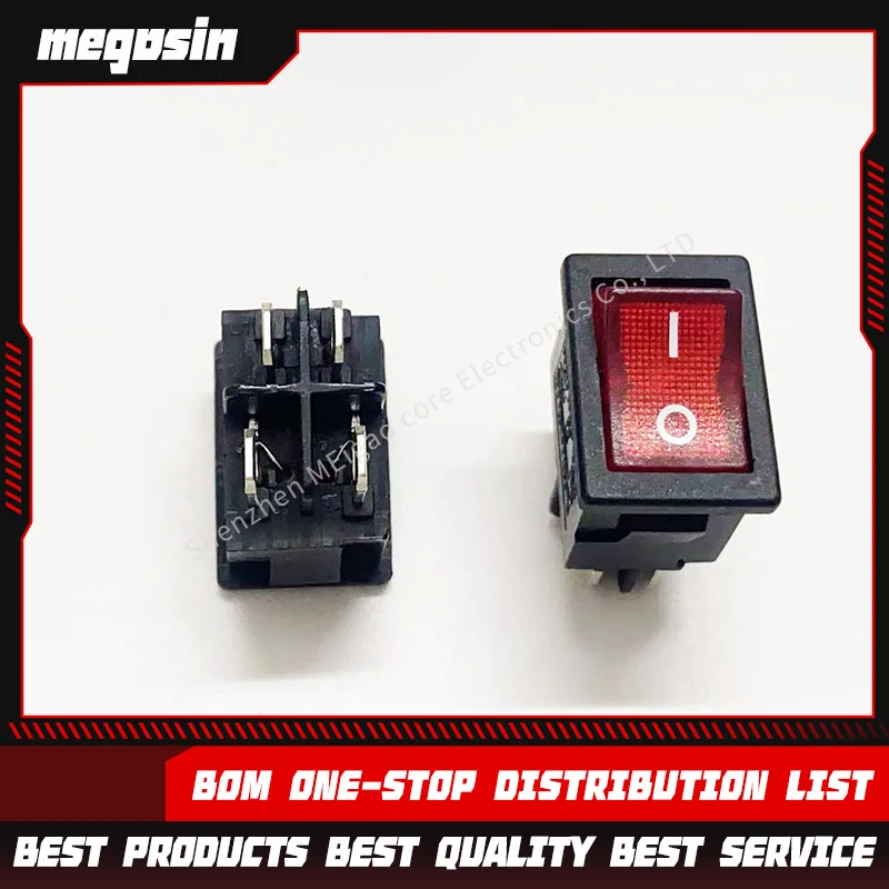 5PCS/LOT Boat-shaped switch rockerboard switch RL3-4T125/55 LCD TV power switch 10A