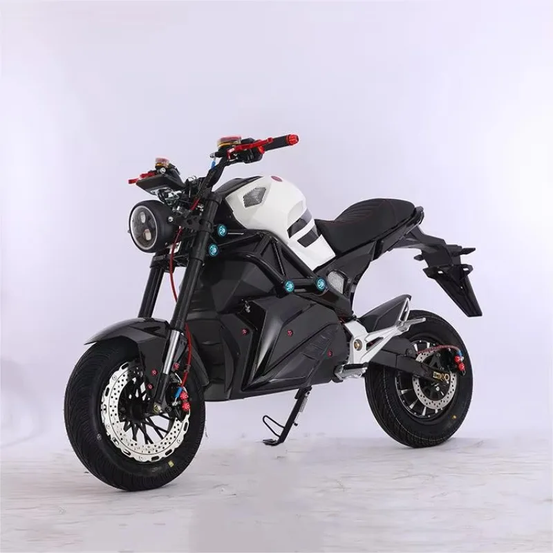 

2025 Newest High Quality Adult Two Wheel Electric Motorcycle 72V Heavy Duty Motorcycle Sports Road Racing Motorcycle