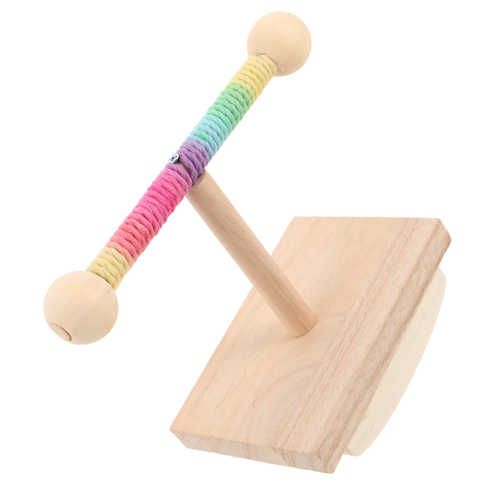 

Parrot Training Frame Natural Wood Perch Bird Play Satnd Birds Stand Tabletop Toys Wooden Swings