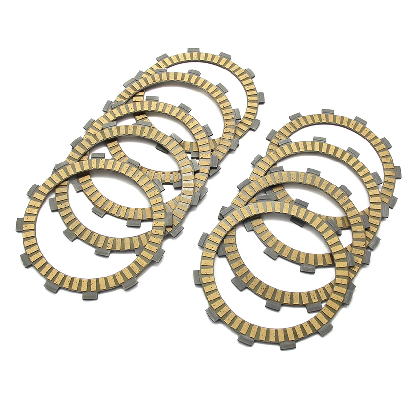 Clutch Friction Plate Discs for Yamaha XVS1300 VS1300A XVS1300CT FJR1300 5JW-16321-00 5JW-16321-10 341-16321-13 341-16321-20