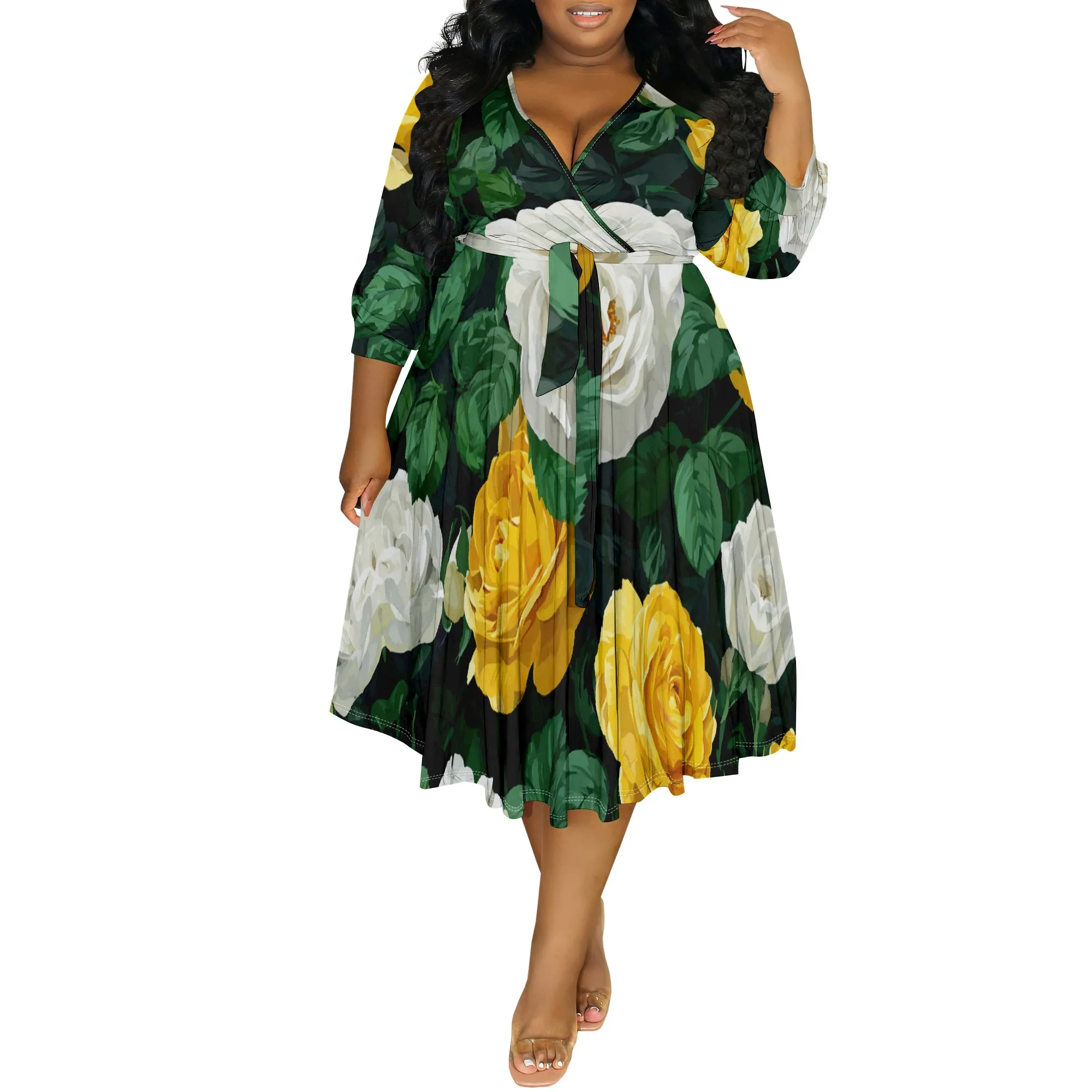 Рисунок 2 - Элегантное платье миди с цветочным принтом