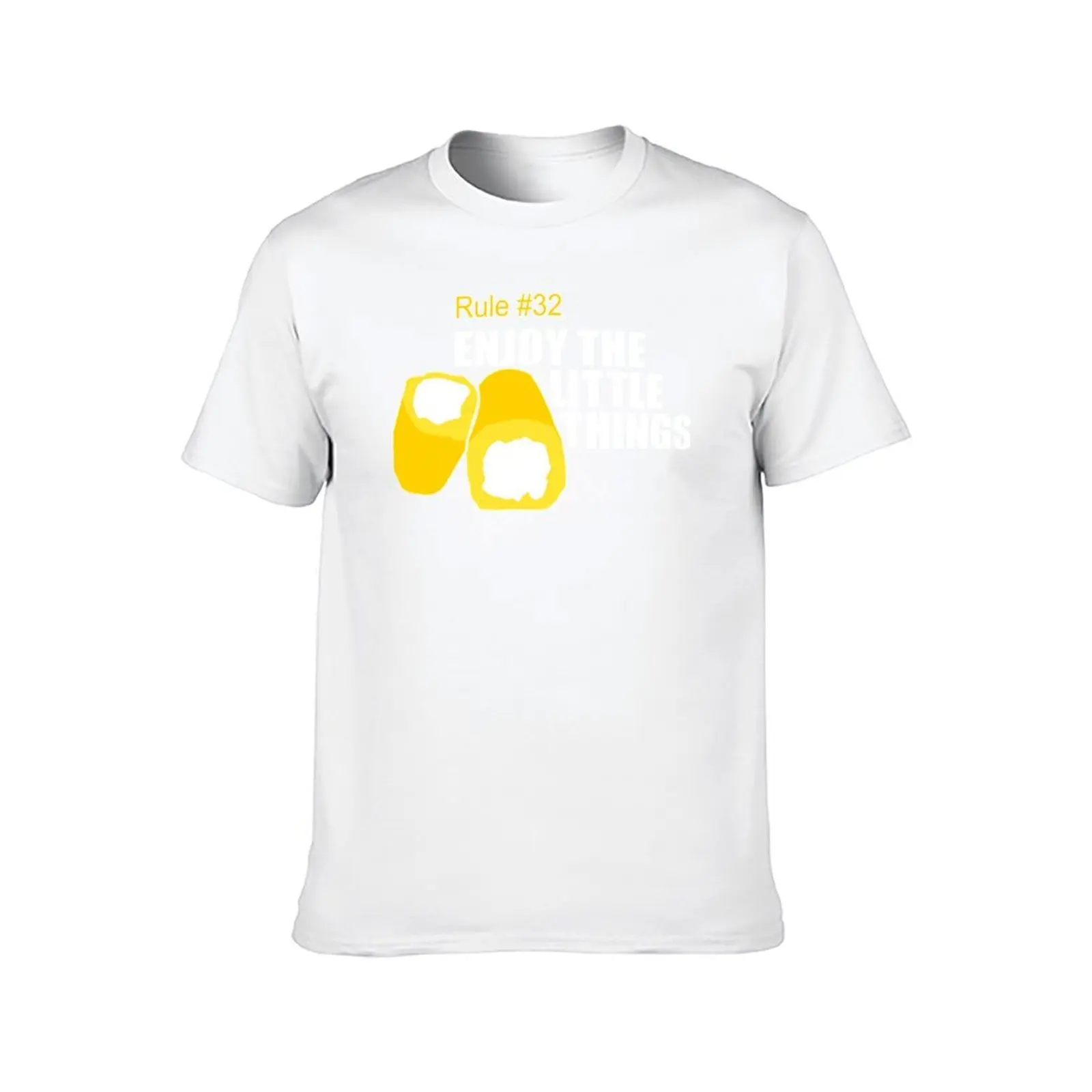 Zombieland - القاعدة 32 تي شيرت كلاسيكي قطن تي شيرت حزمة تي شيرت قطن رجل 100% تي شيرت