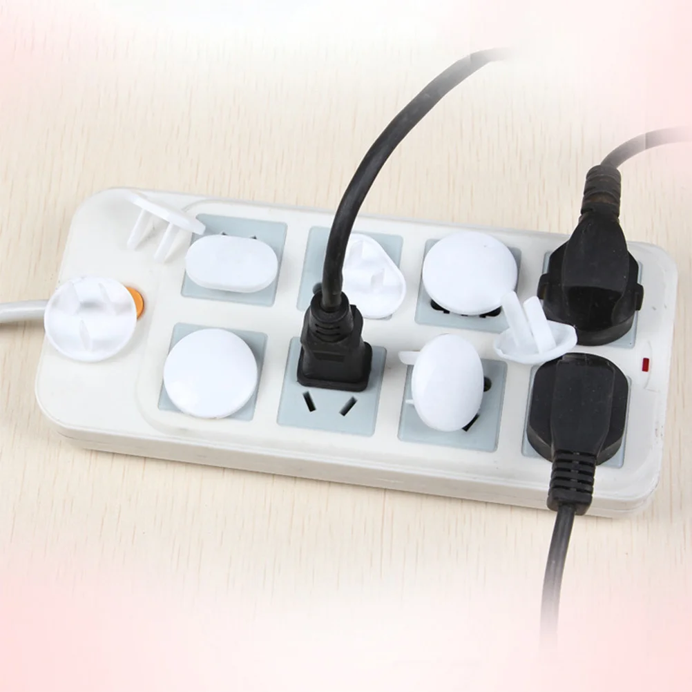 40 قطعة من أغطية قابس مخرج سلامة الطفل غطاء مقبس مقاوم للأطفال مصنوع من مادة ABS الممتازة غير الموصلة المحمولة #4