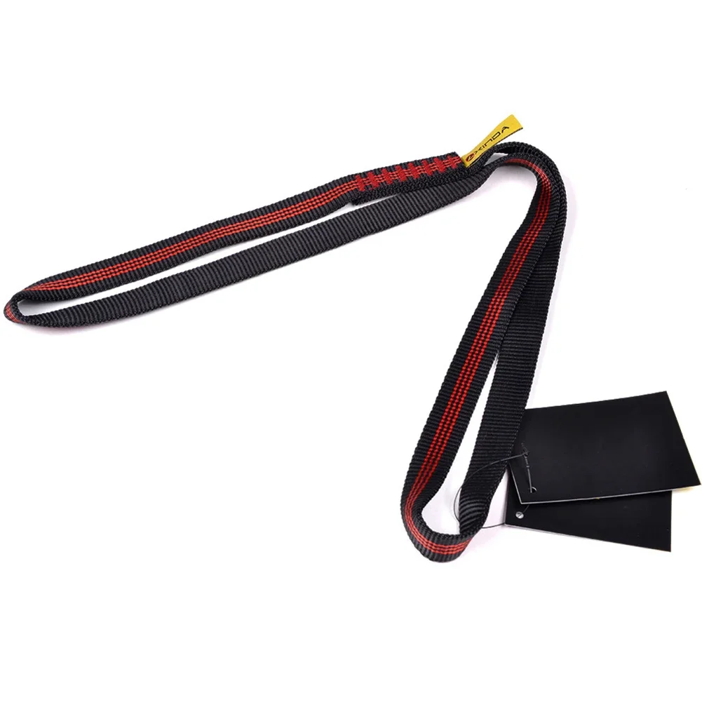 22KN Polyester Webbing Strap Sling Bearing Cord For Rock Climbing Tree Arborist Load-bearing Bandlet Mountaineering Equipment