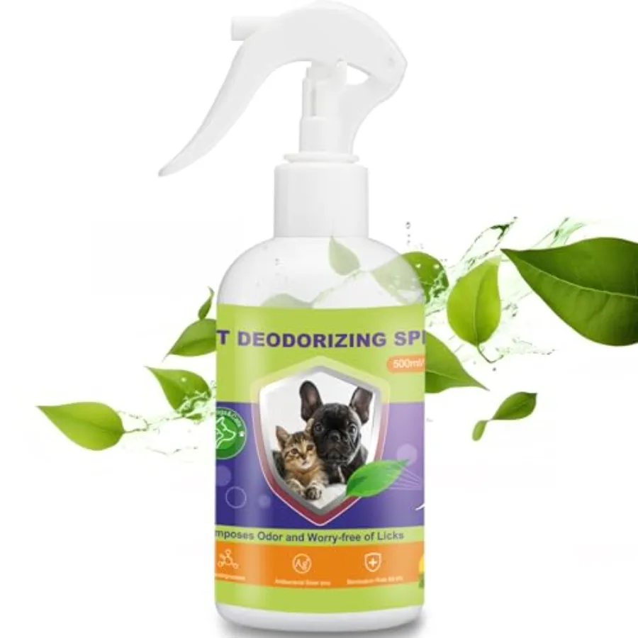 Dog Urine Odor Eliminator Spray for Home, Cat Litter Box Deodorizer