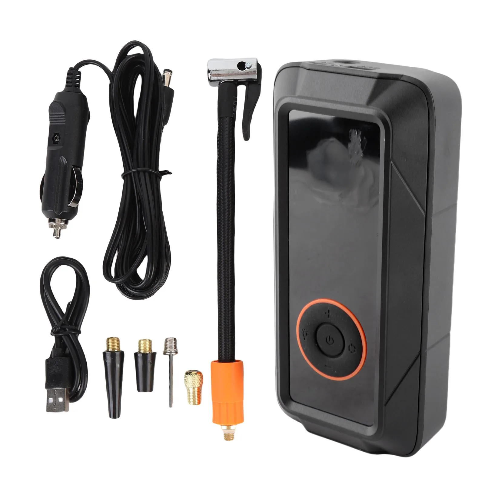 

Cordless Tire Inflator with Digital LCD, Portable Air Compressor Pump, Fast Inflation for Cars, Bikes, Motorcycles, Sports Balls