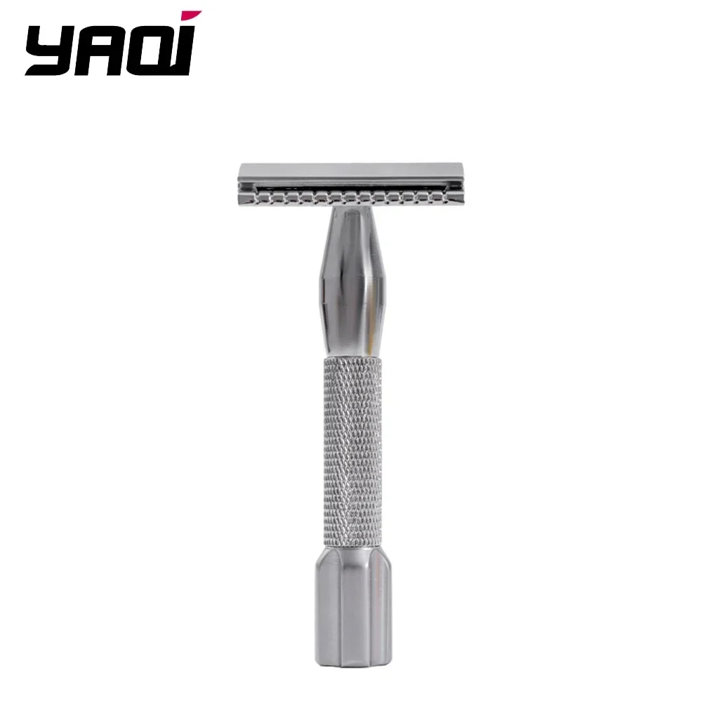 

YAQI Razzo Rocket Safety Razor - Chrome Plated Aluminum Handle Ergonomic Design Comfortable Shaving Experience for Men