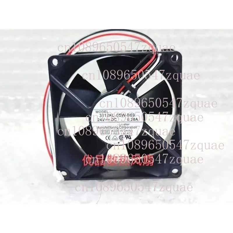 for MEBEA NMB 8032 8CM 24V 0.28A 3112KL-05W-B60 B69 Ball Bearing Cooling Fan Optional specifications