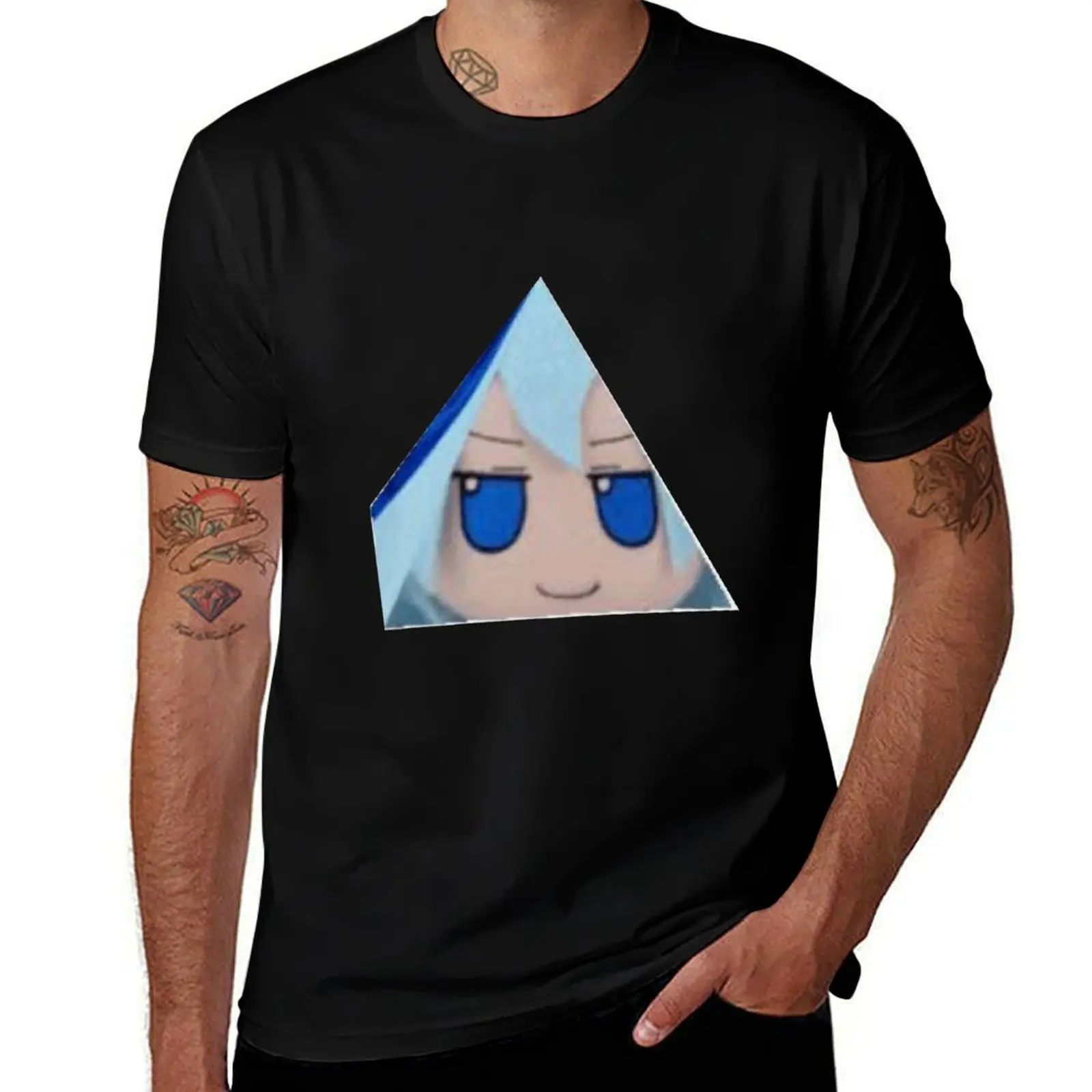 Cirno Fumo Prism T-Shirt Plus Size Summer Short Sleeve T-Shirt