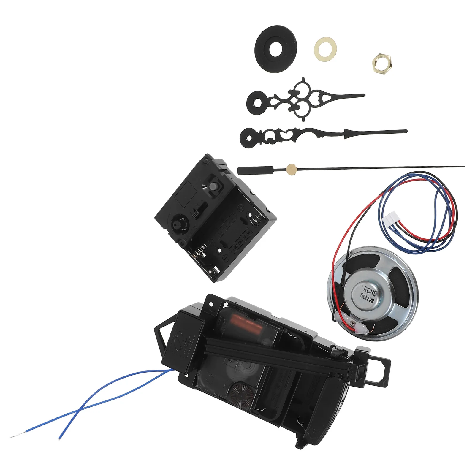 

1Set Pendulum Clock Mechanism Silent Quartz Movement Kit DIY Wall Clock Repair Replacement Parts Accurate Hourly Chime Upgrade