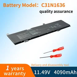 BVBH-batería para ordenador portátil, pila para Asus N580VN, N580VD, NX580V, X580V, X580VN, X580GD, N580VD, N580VD, NX580VD7300, NX580VD7700, C31N1636