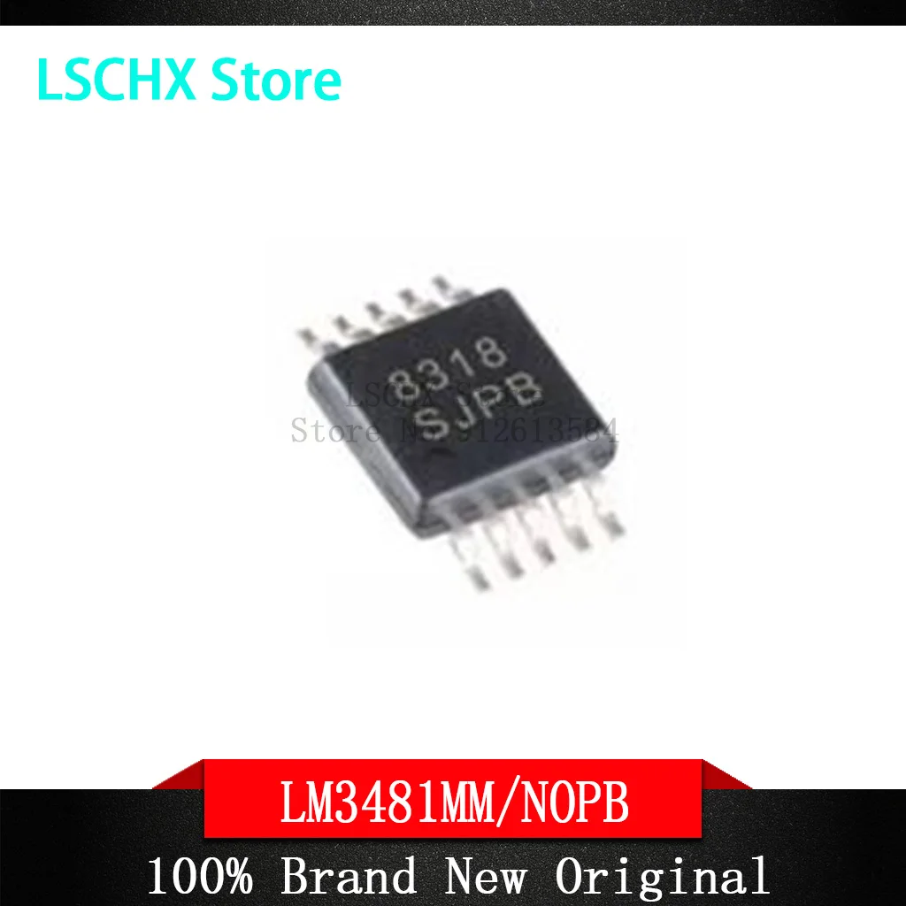 1PCS Original New LM3481MMX/NOPB LM3481MM/NOPBsilk-screen SJPB MSOP-10 LM3481MM LM3481