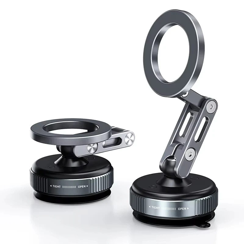 

New Car Magnetic Mobile Phone Holder 360 Degree Rotation Vacuum Adsorption Foldable phone stand