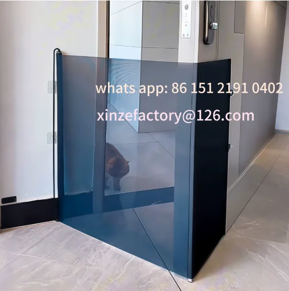 

Customizable pet anti-run out of the door fence, automatic retractable , anti-jump partition , door out of the door, cat baffle