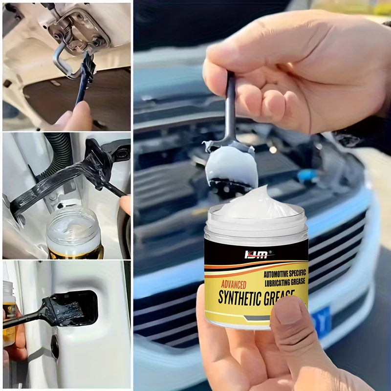 High Performance White Grease Heavy Duty Anti Stick Anti Corrosion Wear Resistant For Car Door Hinge Window Slide Lubricant view 5