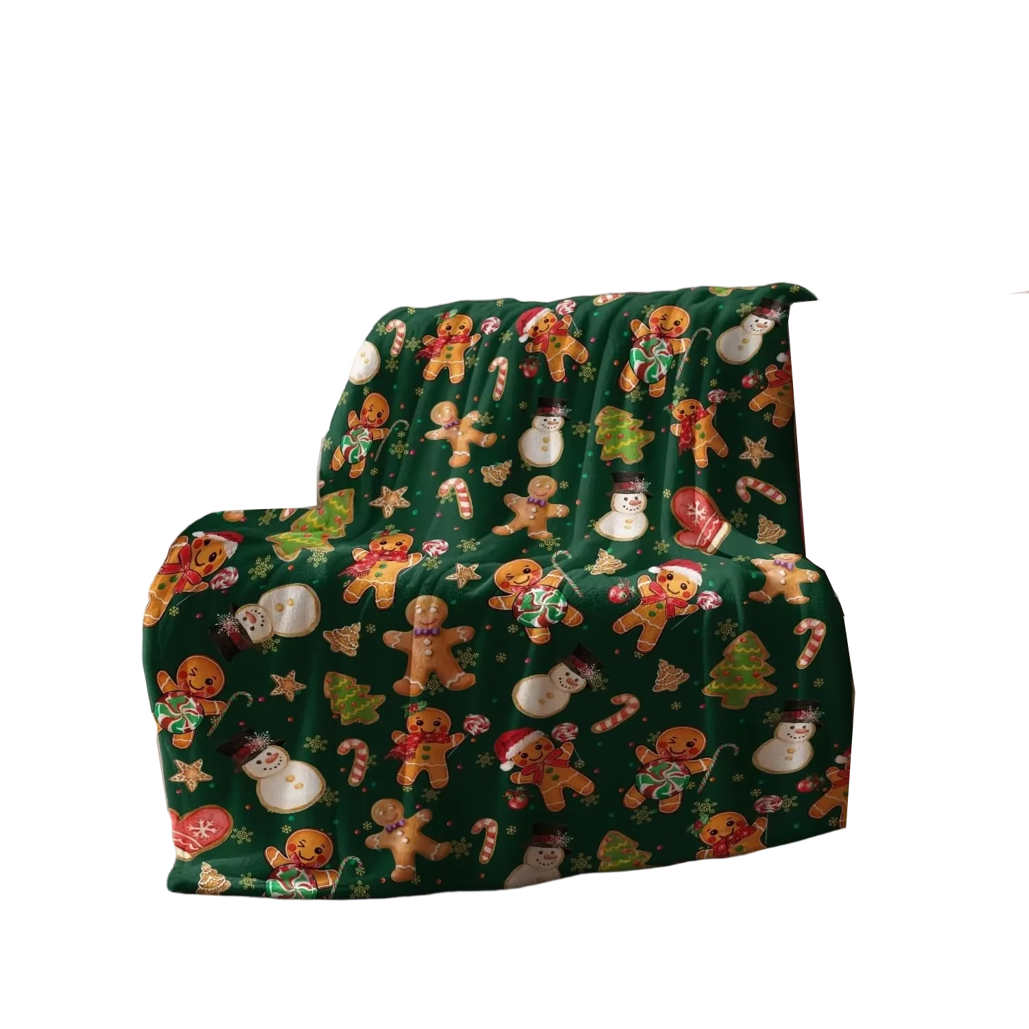 بطانية رمي الدب من الفلانيل لعيد الميلاد - قطيفة ناعمة غامضة مريحة، مثالية للاسترخاء على الأريكة #3