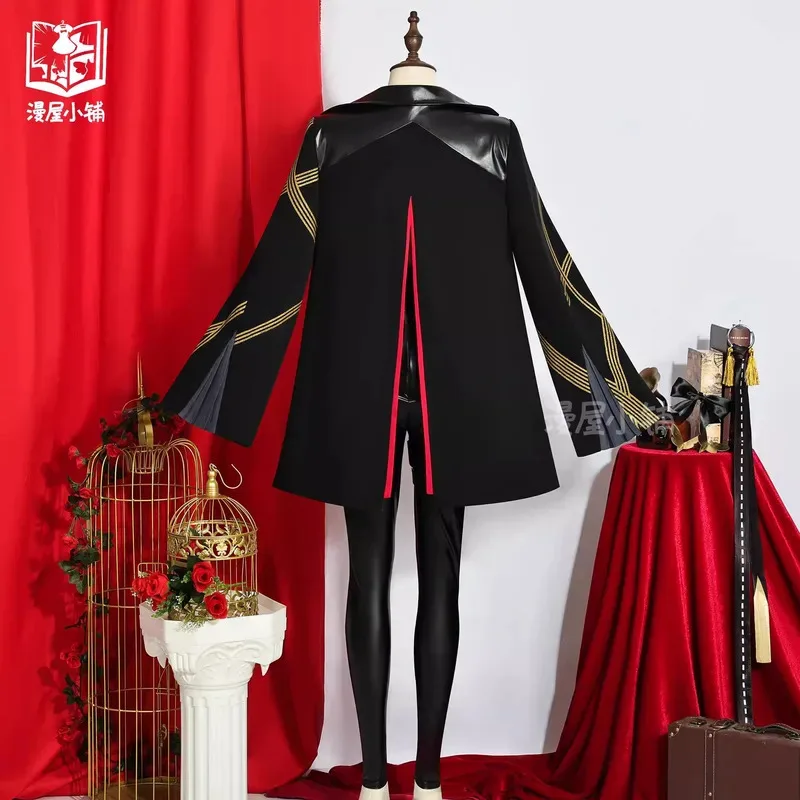 애니메이션 에블린 코스프레 의상 가발 게임 zzz Zenless Zone Zero Chevalier 의류 유니폼 할로윈 애니메이션 코스프레 파티 여성 정장