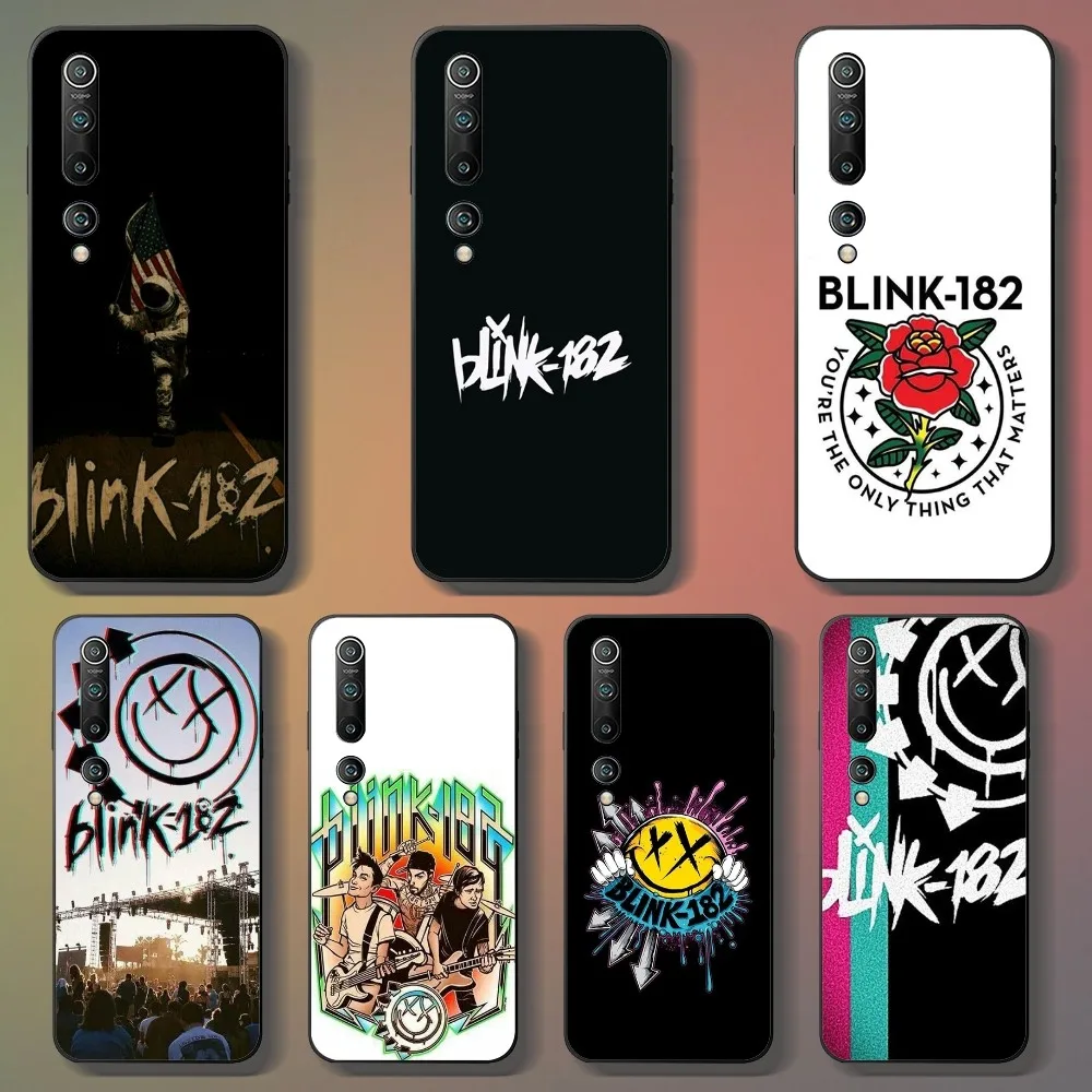 Blink 182 Rock Band Phone Case For Xiaomi 11 Redmi Note 11 5G 8T 9A 9 10T Note8Pro Note9 12SUltra Black Case