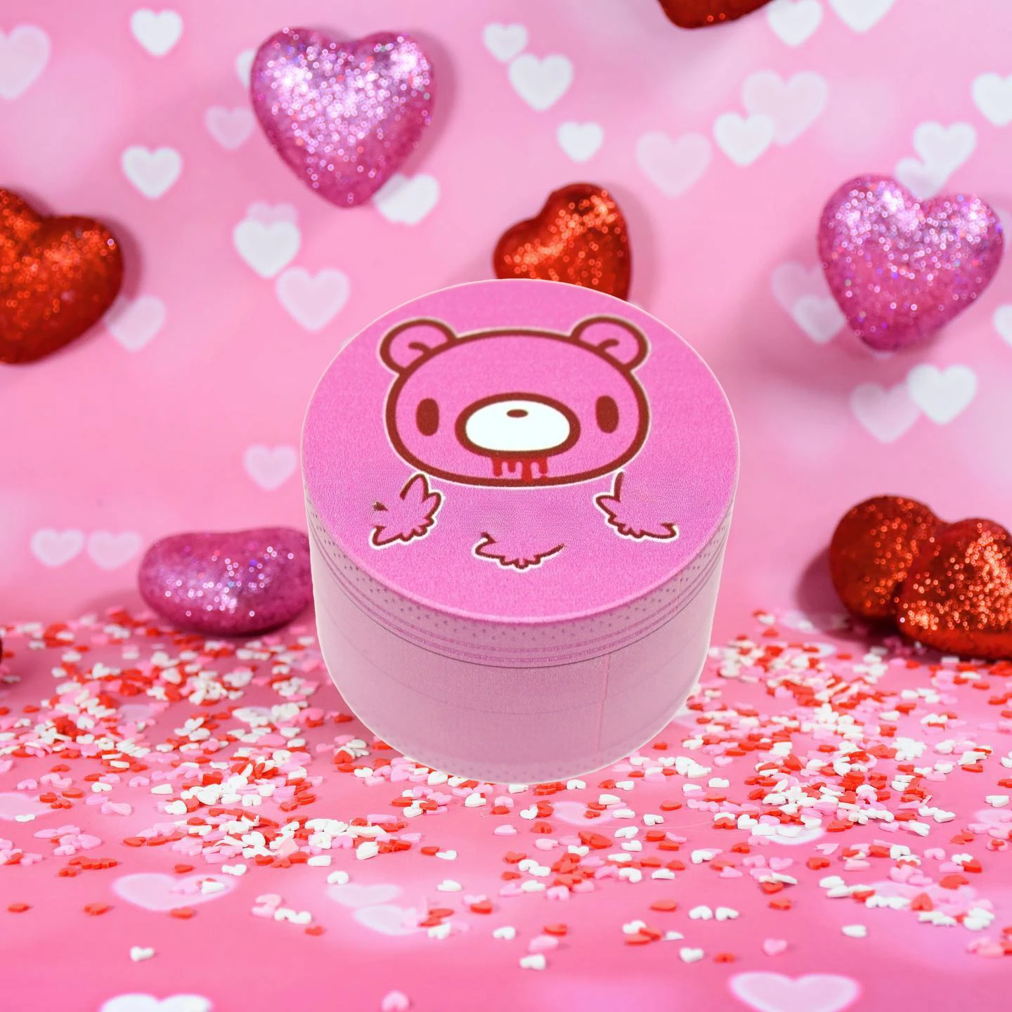 

Nosebleeding Pinky Pig Metal Grinder Smoking Accessories-50mm/2inch