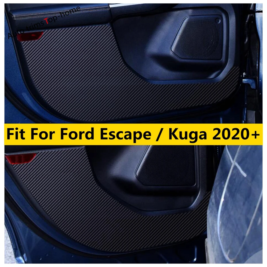 

Carbon Fiber Stickers Door Anti-Kick Pad Side Edge Film Protector Cover Trim Fit For Ford Escape / Kuga 2020 - 2024 Accessories