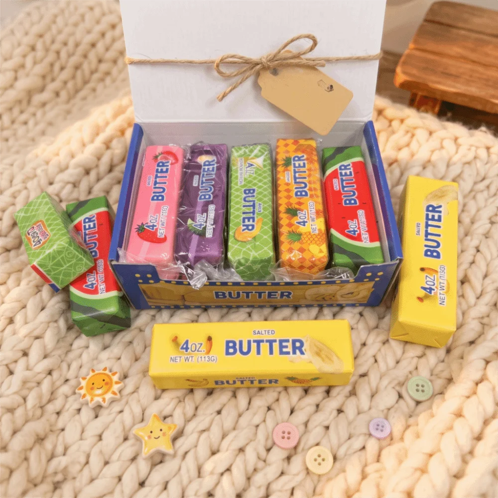 Yellow Cheese Butter Stick Squishy Slow Rebound Soft Butter Stick Fidget Sticky Slow Rising Butter Stick Squeeze For Adults
