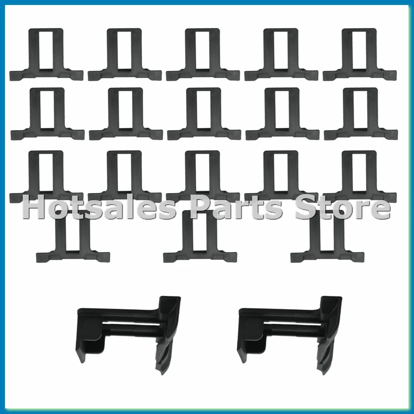 

20 шт. Дренажные клипсы для фотоэлектрических панелей, зажимы для отвода воды с солнечных панелей, черные, 30 мм - A33R