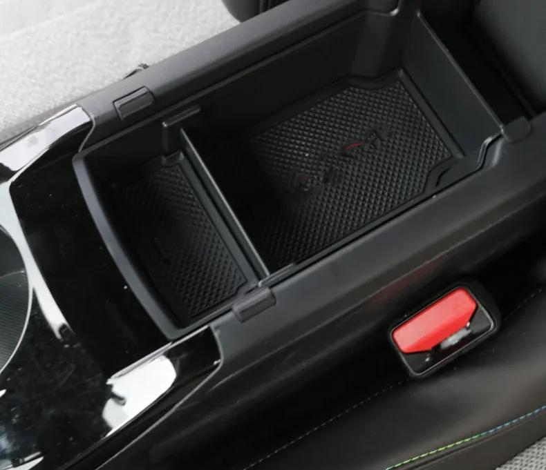 Armrest Storage Box Tray for Peugeot 208 2008 2020 2021 GT e208 e2008 Center Organizer Case Glove Tray Holder Stowing Tidying