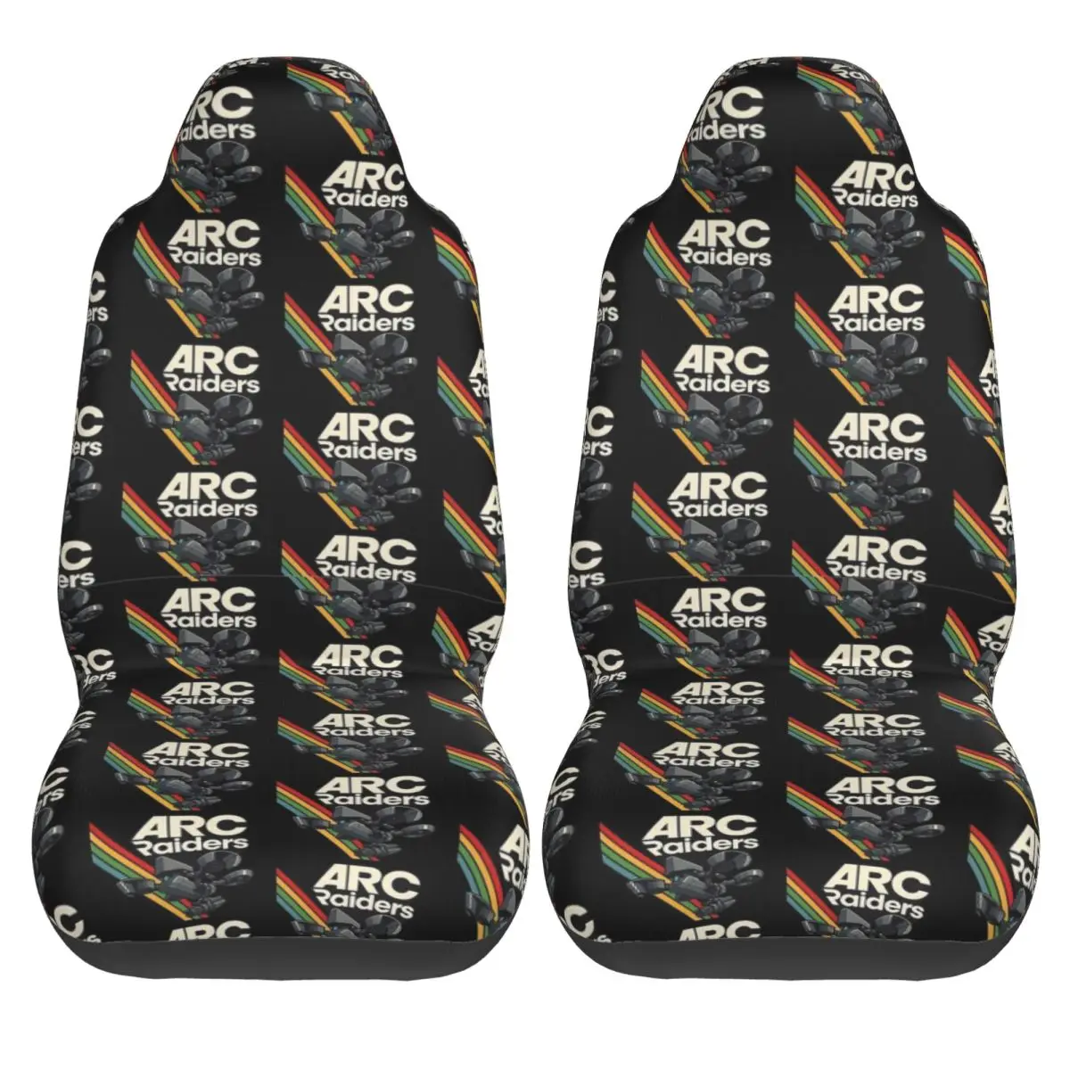 

Arc Raiders Car Seat Covers Premium Interior Auto Seat Covers Polyester Protective Two Pieces Cover